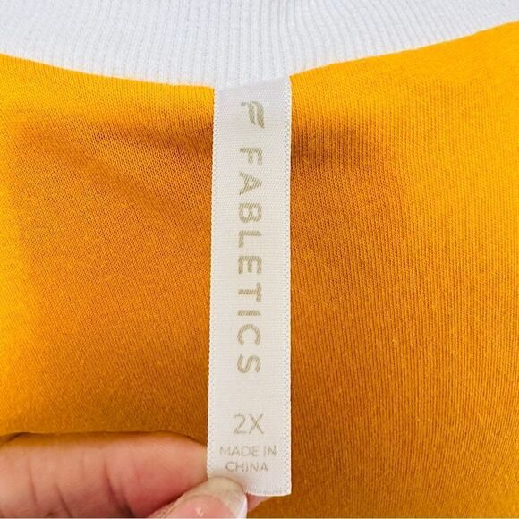 Fabletics Mallory Fleece Pullover Jacket- 2X - Picture 7 of 9